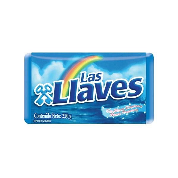 LAS LLAVES JABON AZUL FLORAL 250G 