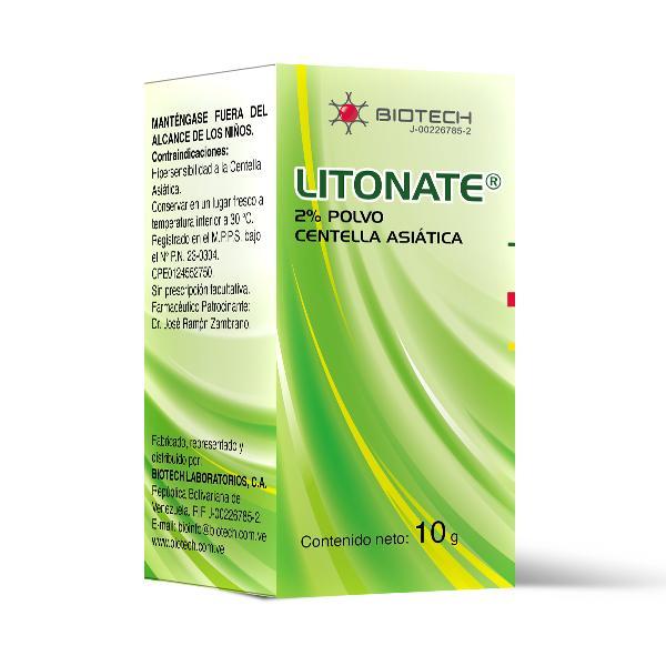 LITONATE 2% POLVO X 10 GR (CENTELLA ASIATICA) BIOTECH 