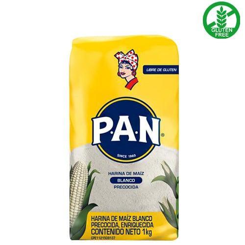 PAN HARINA DE MAIZ BLANCO GLUTEN FREE 1KG 