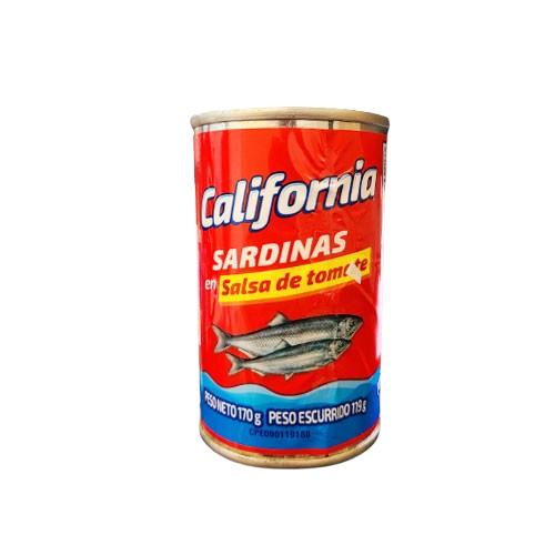 CALIFORNIA SARDINA EN SALSA DE TOMATE 170GR 