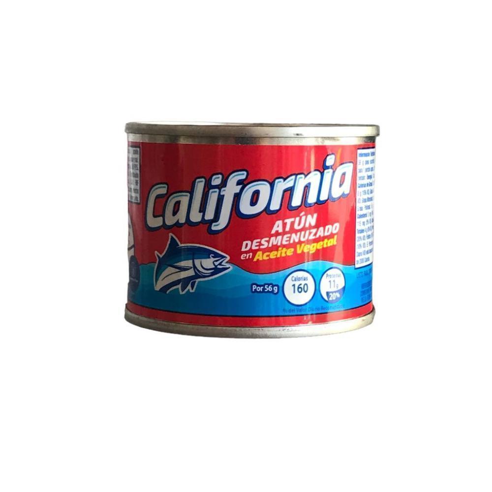 CALIFORNIA ATUN DESMENUZADO EN ACEITE VEGETAL 140GR