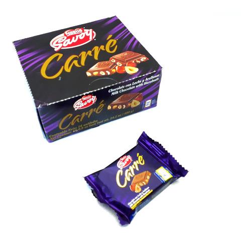 NESTLE CARRE CHOCOLATE MINI AVELLANAS 25G (PEQUEÑO)