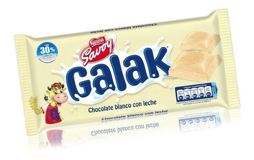 NESTLE GALAK CHOCOLATE BLANCO 130GR (GRANDE) 