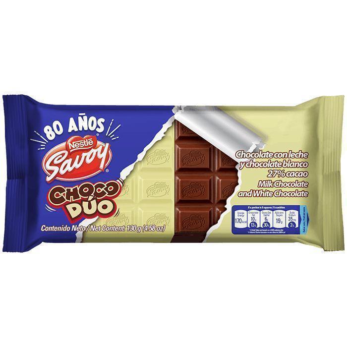 NESTLE CHOCOLATE CHOCO DUO 130GR (GRANDE)