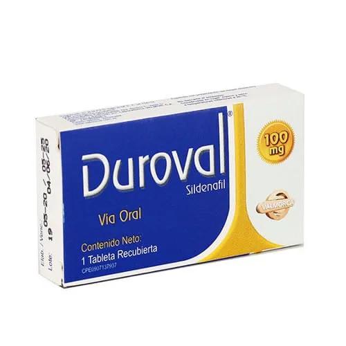 DUROVAL SILDENAFIL 100 MG X 2 TAB