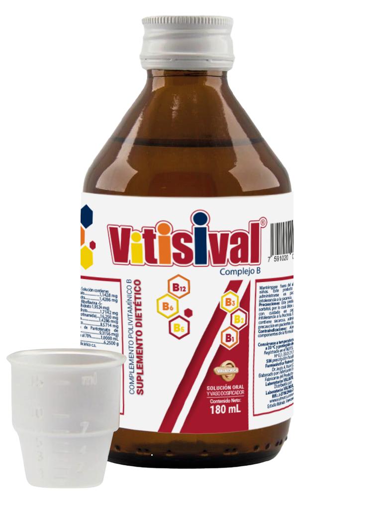 VITISIVAL COMPLEJO-B JARABE 180 ML