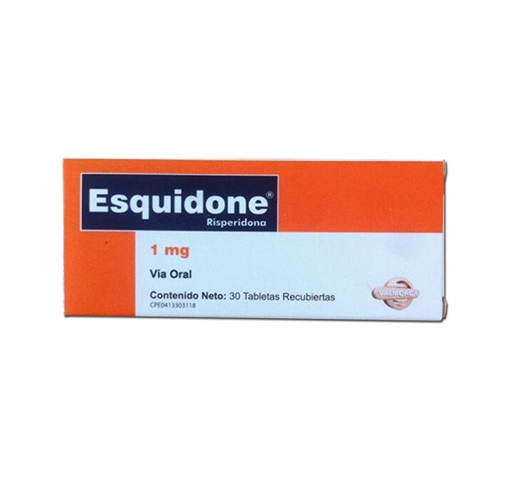 ESQUIDONE RISPERIDONA 1MG X 30 TAB (RIDAL RISPEN)