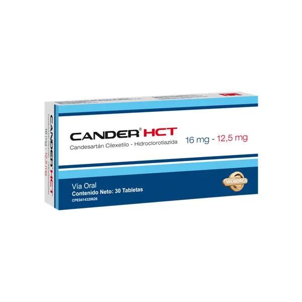 CANDER HCT CANDESARTAN 16MG-12.5MG X 30TAB (ATACAND PLUS/ BLOPRESS PLUS)