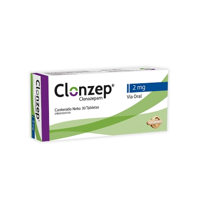 CLONZEP CLONAZEPAM 2MG 30 TAB (CLONAC/ RIVOTRIL)