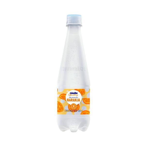 MINALBA SPARRKLING AGUA MINERAL GASIFICADA NARANJA 500ML 1