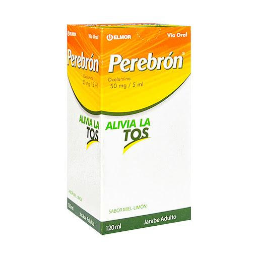 PEREBRON CITRATO DE OXOLAMINA 50MG/5 ML ADULTO S/MIEL-LIMON (BROXOL)