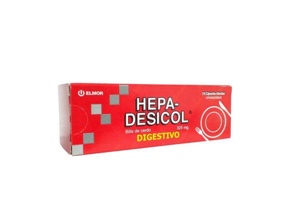 HEPA-DESICOL DIGESTIVO 325MG LAB ELMOR