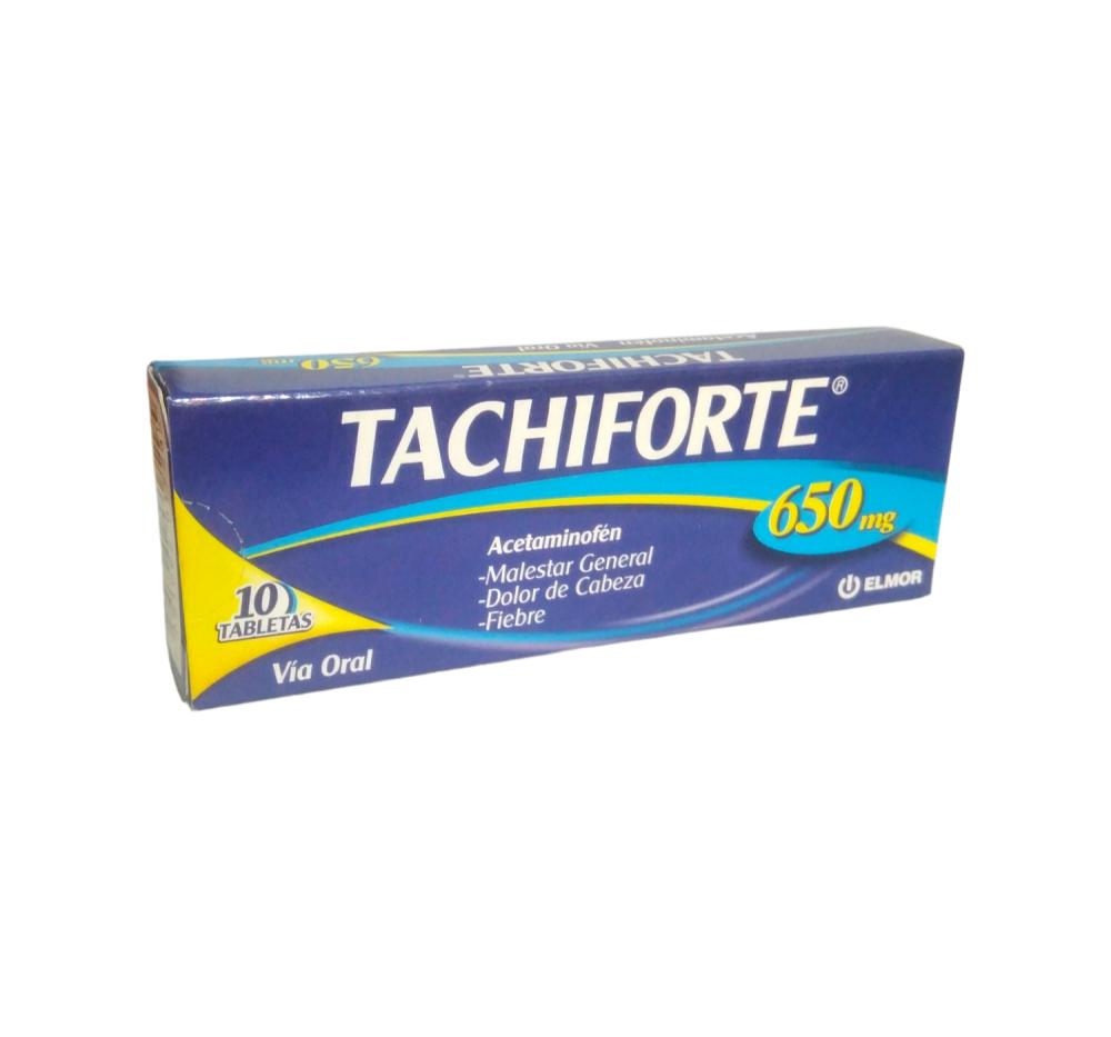 TACHIFORTE ACETAMINOFEN 650 MG VIA ORAL 10 TAB