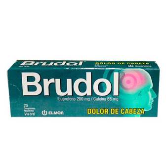 BRUDOL IBUPROFENO 200MG CAFEINA 65 MG X 20 COMP (FEMMEX ULTRA)