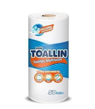 DON TOALLIN TOALLAS MULTIUSO 50 HOJAS 24X1