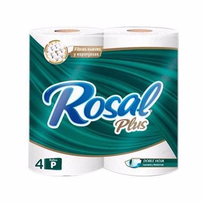 ROSAL PLUS PAPEL HIGIENICO 215H 4 R X 12 PAQ VERDE