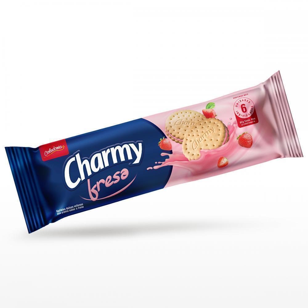 CHARMY GALLETAS FRESA 192GR X 24