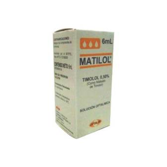 MATILOL TIMOLOL 0.50%  SOLUCION OFTALMICA 6 ML