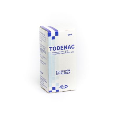 TODENAC TOBRAMICINA+ DICLOFENAC SOL. OFT 5ML