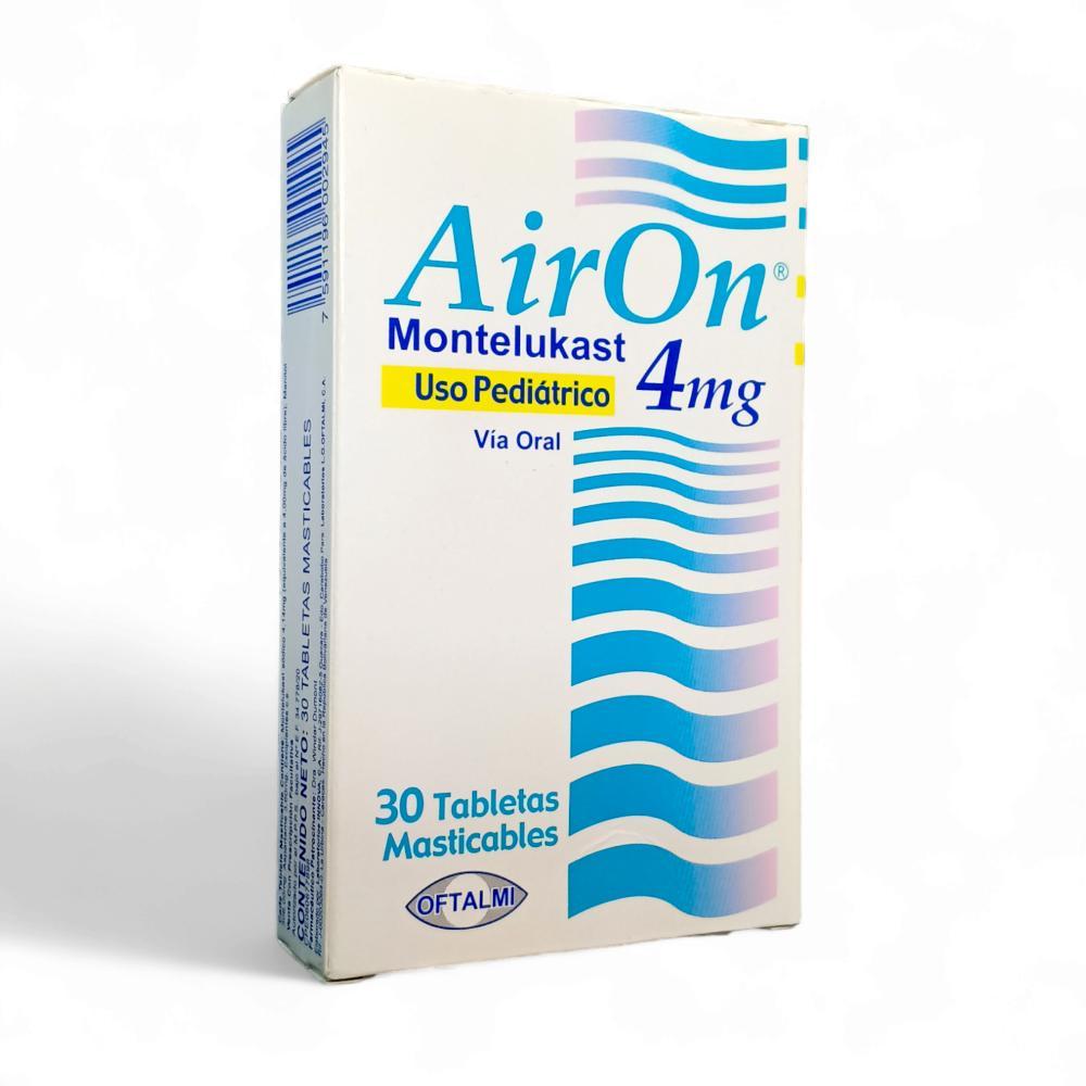 AIRON MONTELUKAST 4 MG X 30 TAB PED MASTICABLES (ROWELUK/ MONTRAX)