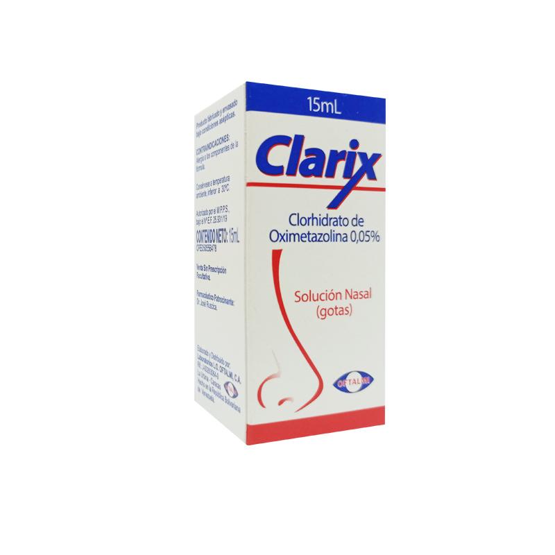 CLARIX OXIMETAZOLINA 0.05% SOL/NASAL GOTAS 15ML AD