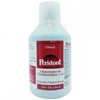 PERIDONT GLUCONATO DE CLORHEXIDINA 012 % SOL TOPICA BUCAL 350 ML