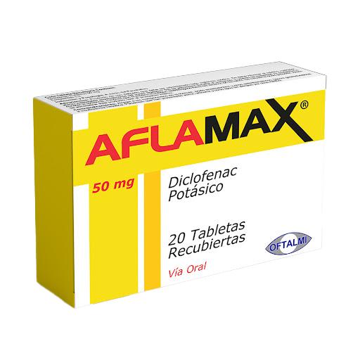 AFLAMAX DICLOFENAC POTASICO 50 MG X 20 TAB REC