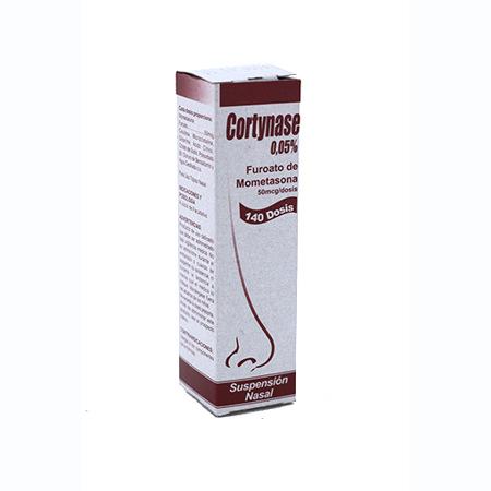 CORTYNASE 0.05% FUROATO DE MOMETASONA 50MCG/DOSIS 140 DOSIS SUSP NASAL