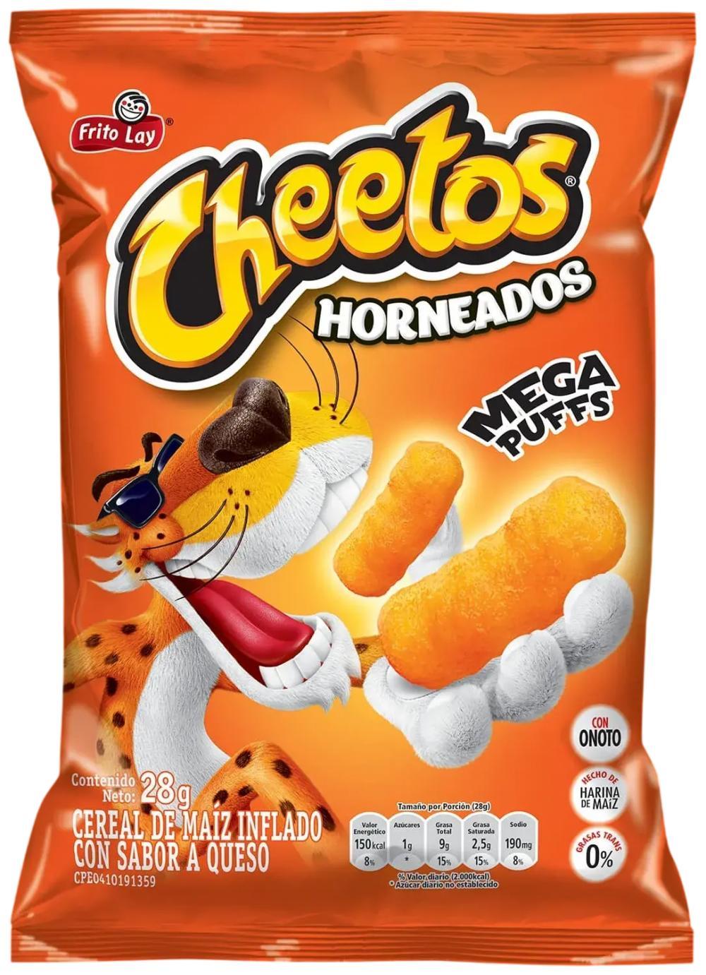 FRITO LAY CHEETOS MEGA PUFFS 28 GRS 