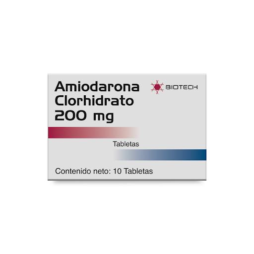 AMIODARONA CLORHIDRATO 200 MG X 10 COMP (DIARONA/ ATLANSIL/ AMIORIT)