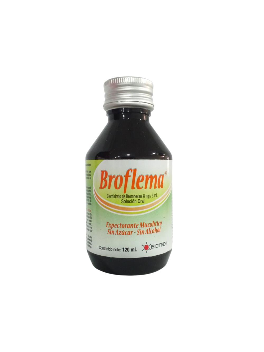 BROFLEMA CLORHIDRATO DE BROMEXINA 8MG/5ML JBE 120 ML