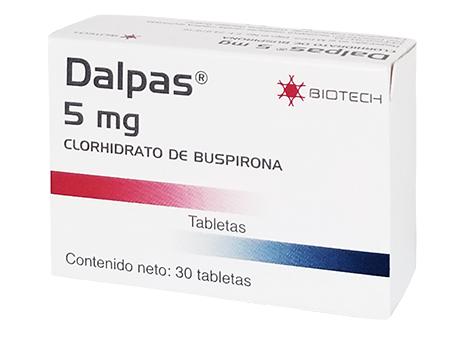 DALPAS CLORHIDRATO DE BUSPIRONA 10 MG X 30TAB