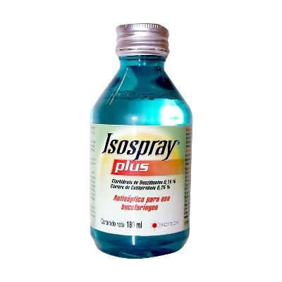 ISOSPRAY BENCIDAMINA 0.15 % CETILPIRIDINO 0.25 % SOL 180 ML (TANTUM/ FLODONT/ AZUTAN)