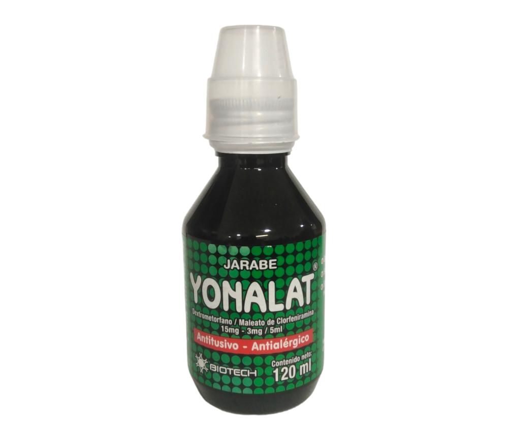 YONALAT DEXTROMETORFANO CLORFENIRAMINA 15-3MG/5ML JAB 120ML (TILODRIN)