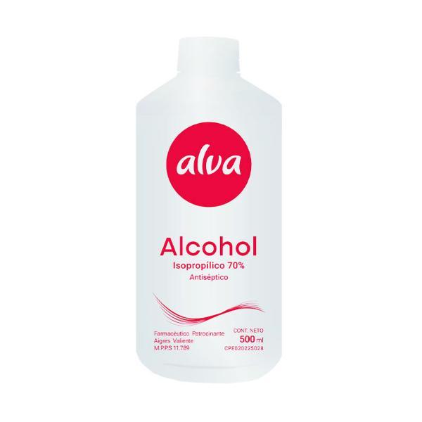 ALVA ALCOHOL ISOPROPILICO 70% 500 ML