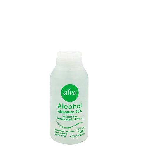 ALVA ALCOHOL ABSOLUTO 96 % 120 ML
