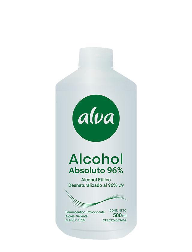 ALVA ALCOHOL ABSOLUTO 96 % 500 ML