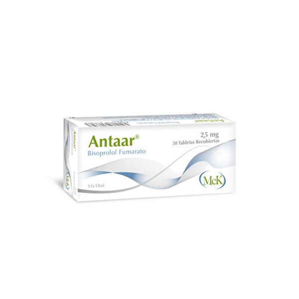 ANTAAR BISOPROLOL FUMARATO 2.5 MG X 30 TAB REC (XYLON)