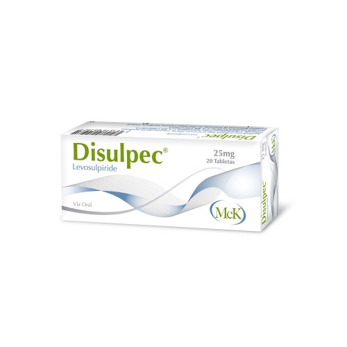 DISULPEC LEVOSULPIRIDE 25 MG 20 TAB (LEPRIT DISLEP SURIDE)