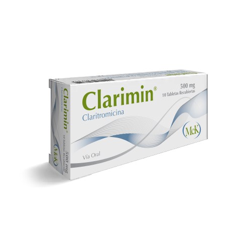 BLIST CLARIMIN CLARITROMICINA 500 MG X 5 TAB (BINOCLAR/ CLARITIC)