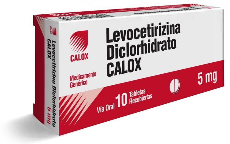 BLIST LEVOCETIRIZINA 5MG X 10 TAB (CENARET/ LEVORAT/ CETIMER)