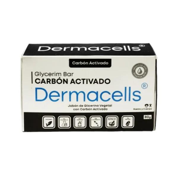 DERMACELLS JABON DE CARBON ACTIVADO 80 GR (MANCHAS ACNE)