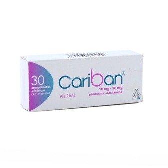 CARIBAN PIRIDOXINA 10 MG - DOXILAMINA 10 MG X 30 COMPRD 