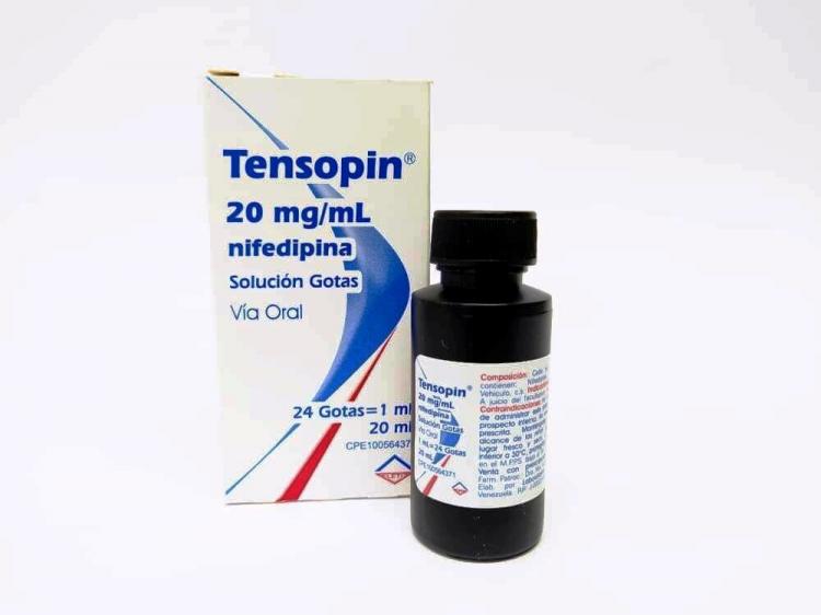 TENSOPIN NIFEDIPINA 20 MG/ML SOLUCION ORAL GOTAS 20 ML (TENSOMAX)