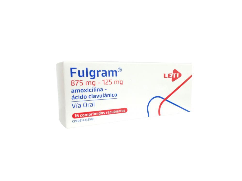 FULGRAM AMOXI+AC CLAVULANICO 600MG-42.9MG/5ML POLVO P/SUSP PED 60ML