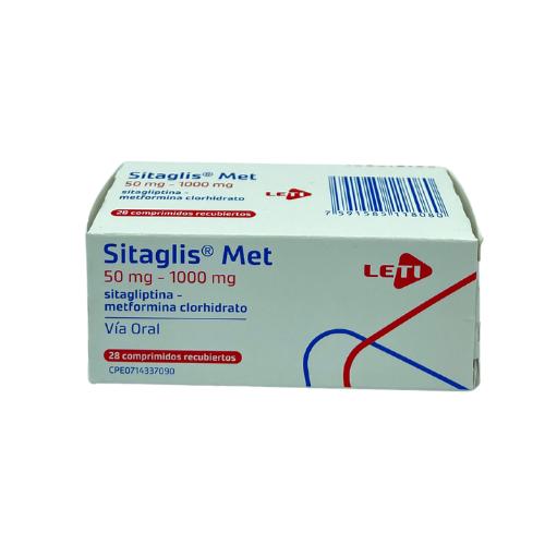 SITAGLIS SITAGLIP/METFOR 50-1000MG X 28 COMP (JANUMET/CRISOMET)