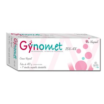 GYNOMET METRONIDAZOL 15% CREMA VAGINAL 40 GRAMOS