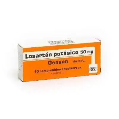LOSARTAN POTASICO 50MG X 10 COMP (COZAAR/ LOSACOR/ NEFROTAL)