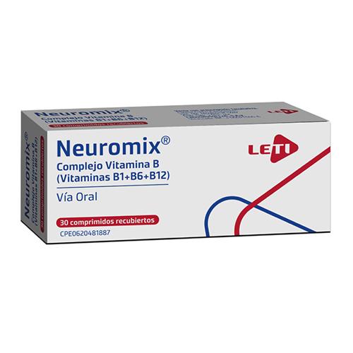 NEUROMIX COMPLEJO B VIT B1 B6 B12 X 30 COMP REC MIOVIT