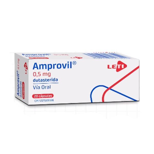 AMPROVIL 0.5MG (DUTASTERIDA) 20 CAPS LETI